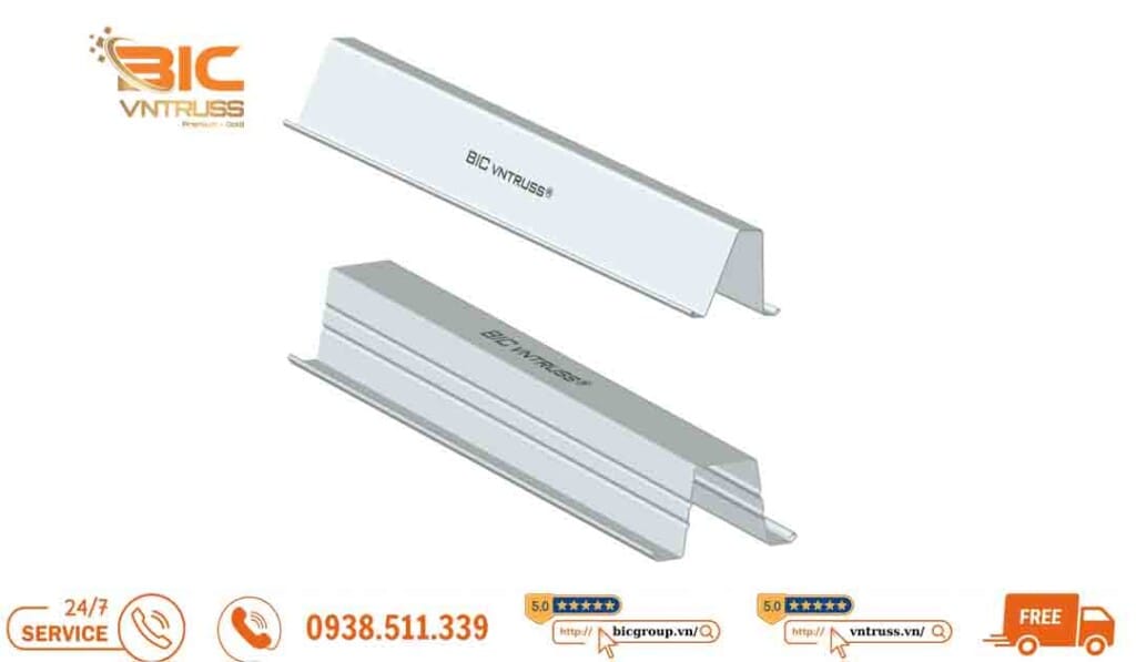 Xà gồ omega thép mạ nhôm kẽm AZ100 AZ150 BIC VNTRUSS tuổi thọ hơn 50 năm