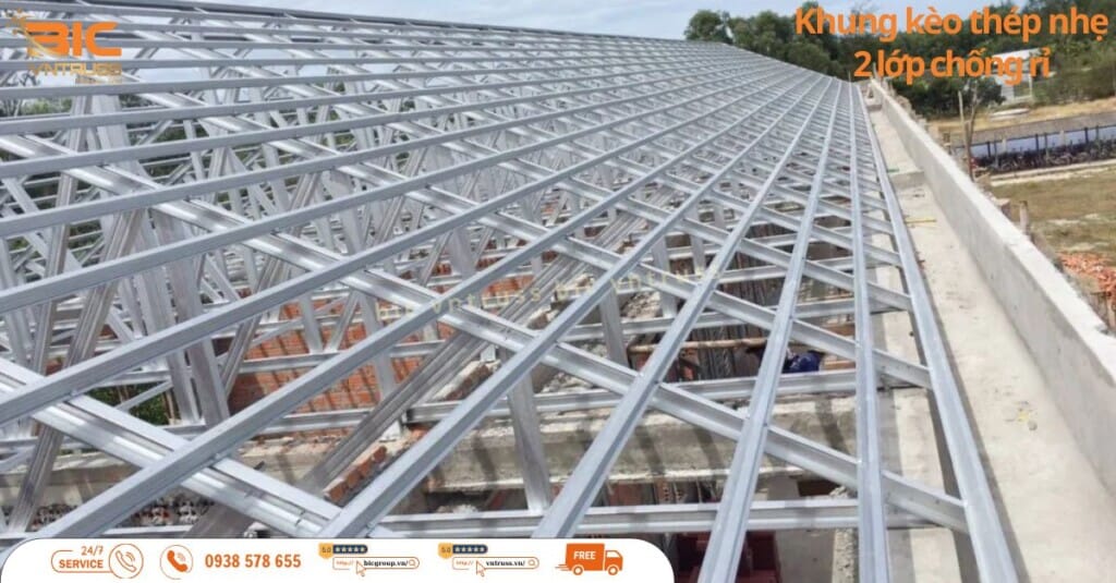 Ứng dụng phổ biến của hệ thống khung kèo 2 lớp