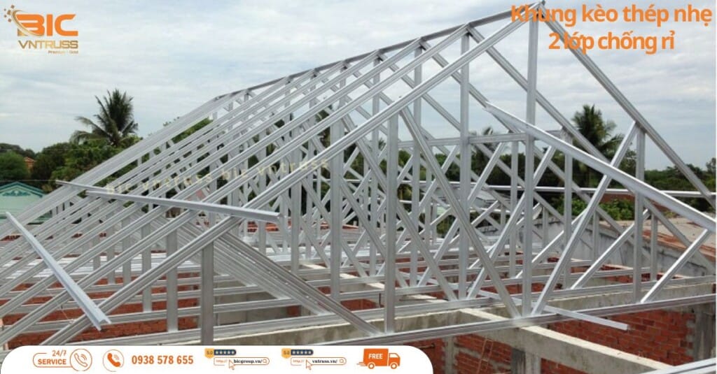 Hệ thống khung kèo 2 lớp