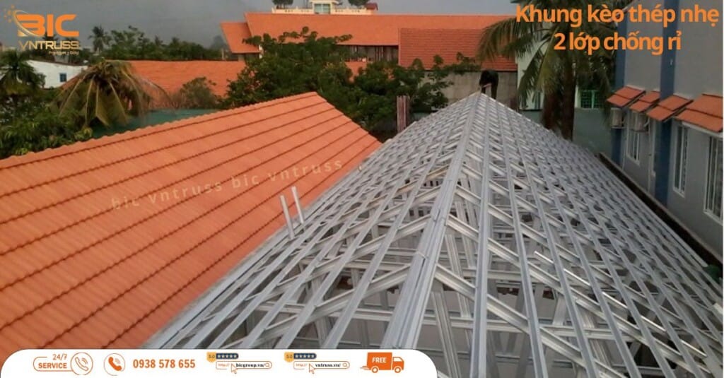Ưu điểm của hệ thống khung kèo 2 lớp