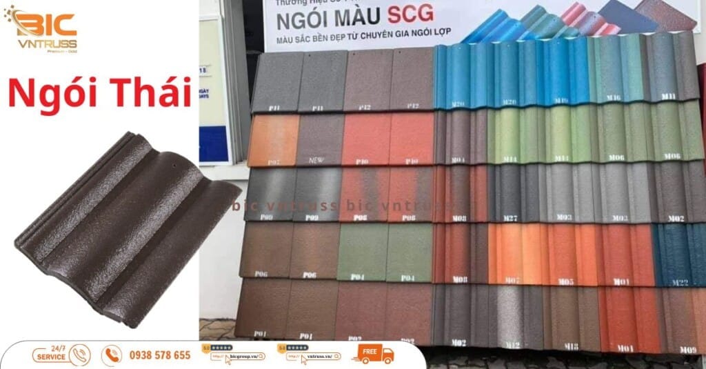 So sánh ngói Thái và ngói Nhật