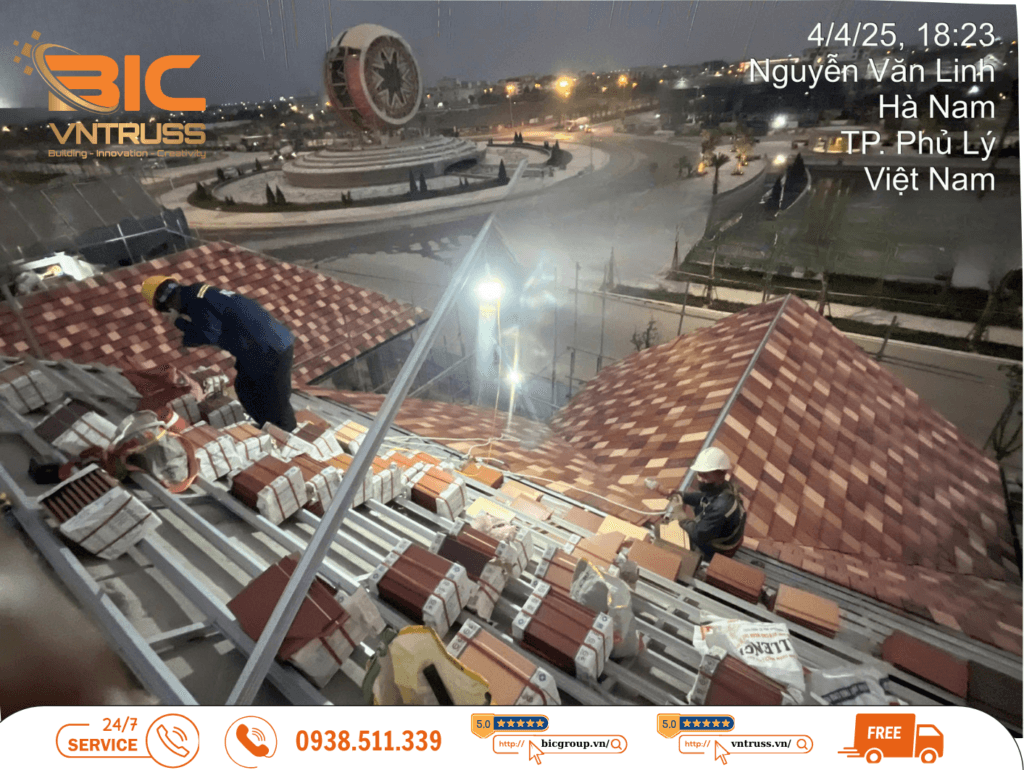 Bic Group Hợp Tác Cung Cấp Thép Nhẹ VNTRUSS Dự Án Sun Group Hà Nam