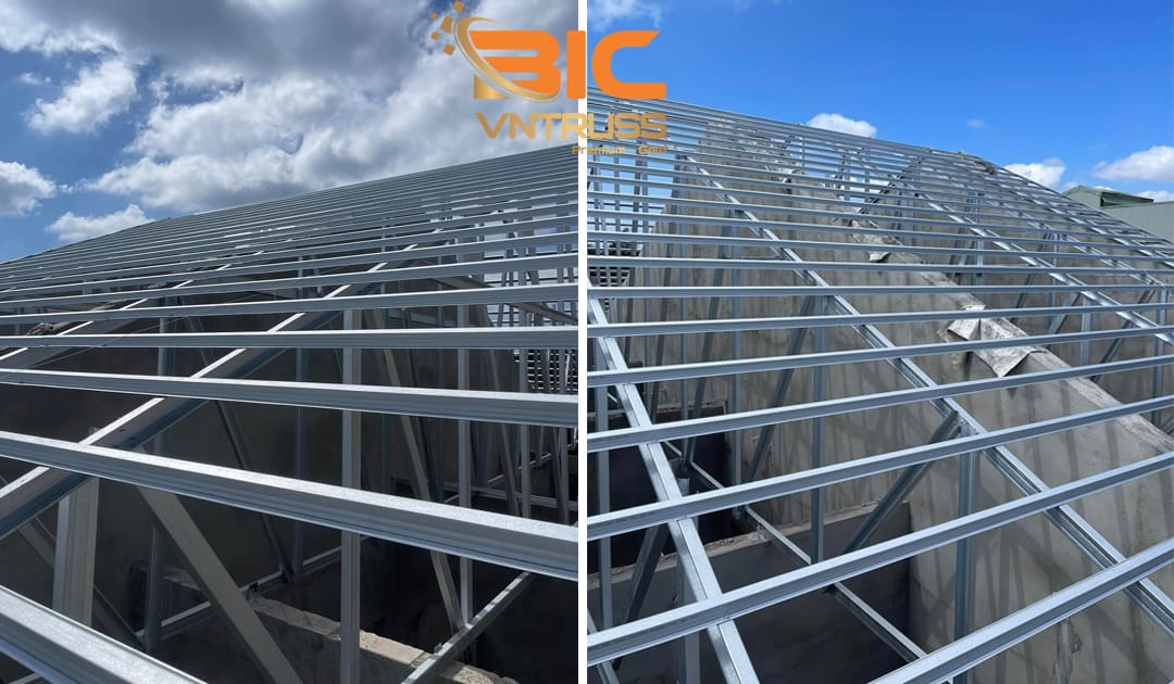 BIC VNTRUSS Thi Công Kèo Thép Nhẹ Mái Ngói Ninh Thuận – Khánh Hòa