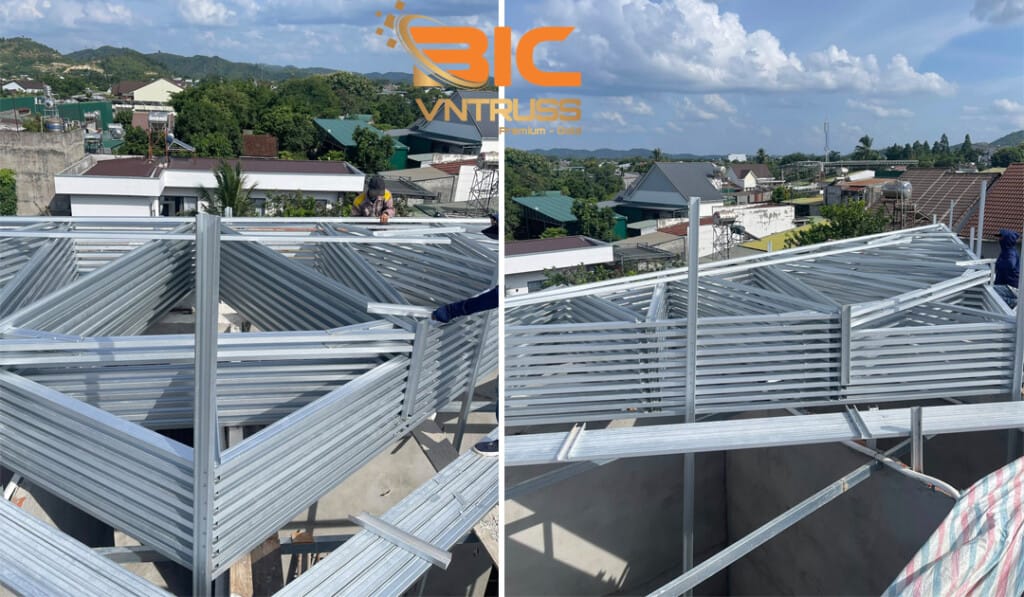 BIC VNTRUSS thiết kế và thi công thép nhẹ mái ngói chuyên nghiệp