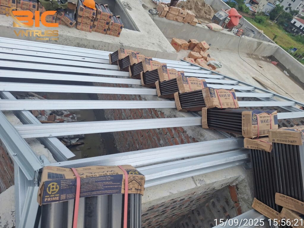 Khung thép nhẹ VNTRUSS chống rỉ tối ưu