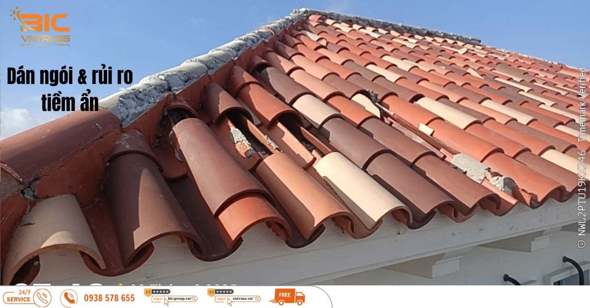 Ngói Địa Trung Hải Và Cầu Phong Li To Thép Nhẹ BIC VNTRUSS