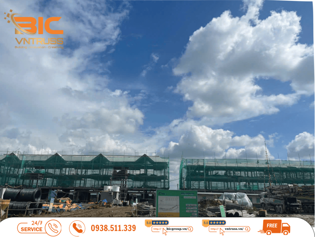 Giải pháp thép nhẹ VNTRUSS được tin chọn tại Eco Retreat Long An