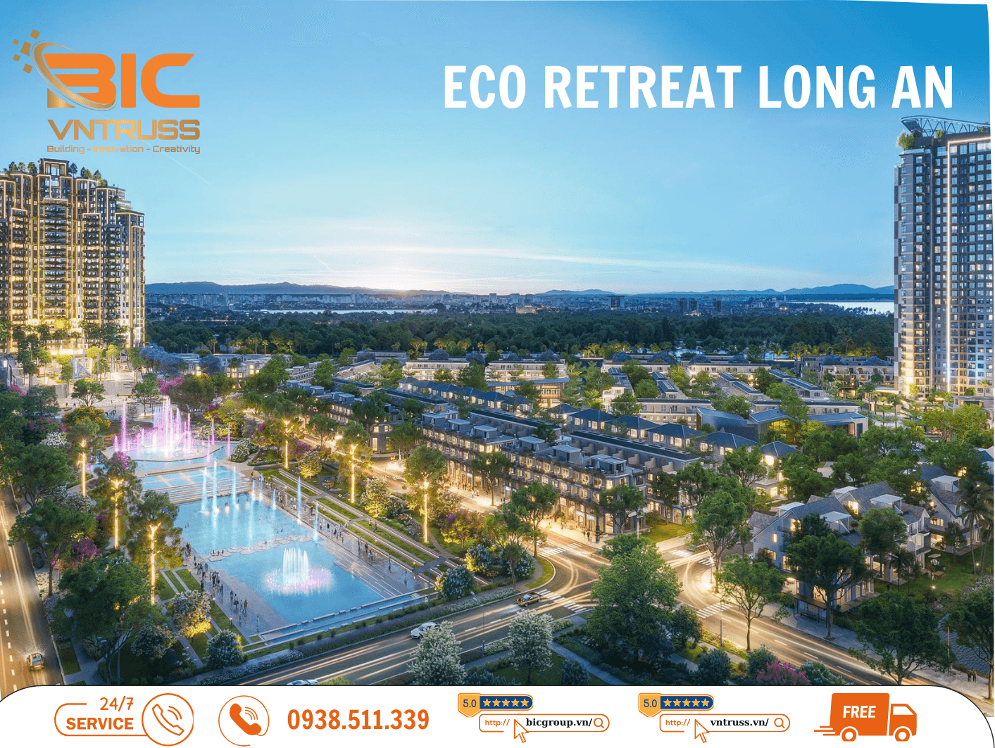 Kiến Tạo Công Trình Xanh Eco Retreat Long An Cùng Thép Nhẹ Cường Độ Cao VNTRUSS