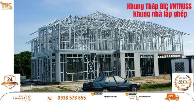 Hệ khung thép mạ nhôm kẽm Vntruss