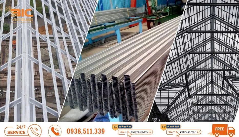 Giải pháp mái cho nhà thép: Vai trò của xà gồ thép