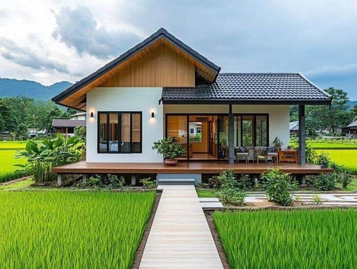 Nhà tiền chế cấp 4 nông thôn