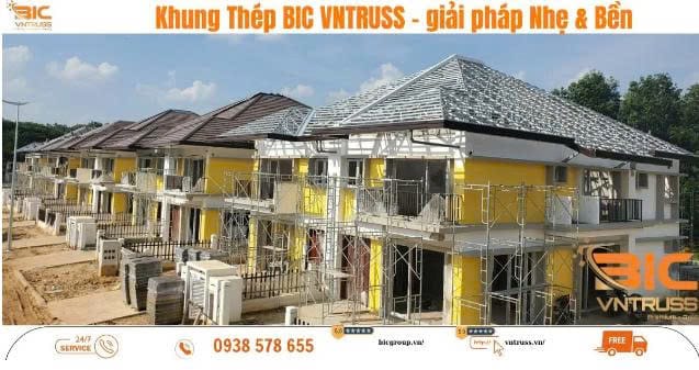 Khung đỡ mái tôn: Giải pháp kết cấu thép chịu lực cho công trình