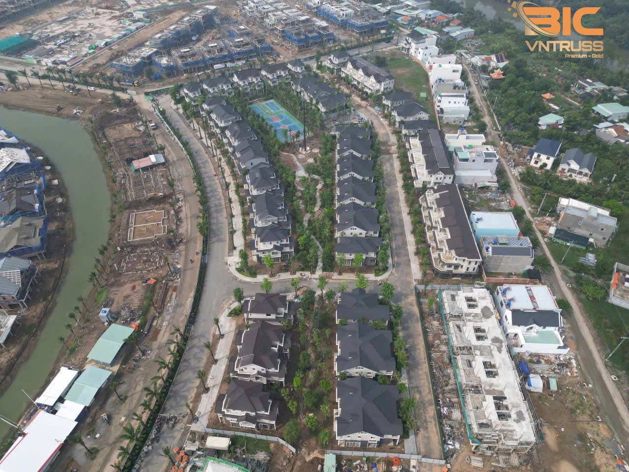 Kèo thép VNTRUSS tại dự án Eco Retreat Long An