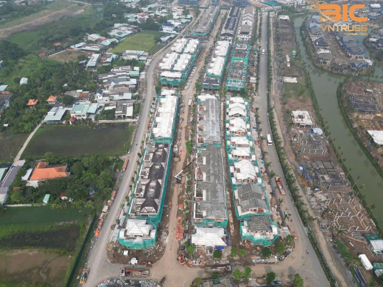 Kèo thép VNTRUSS tại dự án Eco Retreat Long An