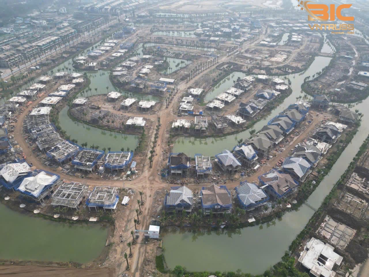 Kèo thép VNTRUSS tại dự án Eco Retreat Long An